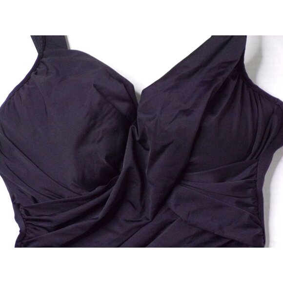 🆕 MIRACLESUIT Rock Solid Revele Slimming One Piece Swimsuit 14 Black - Picture 8 of 13